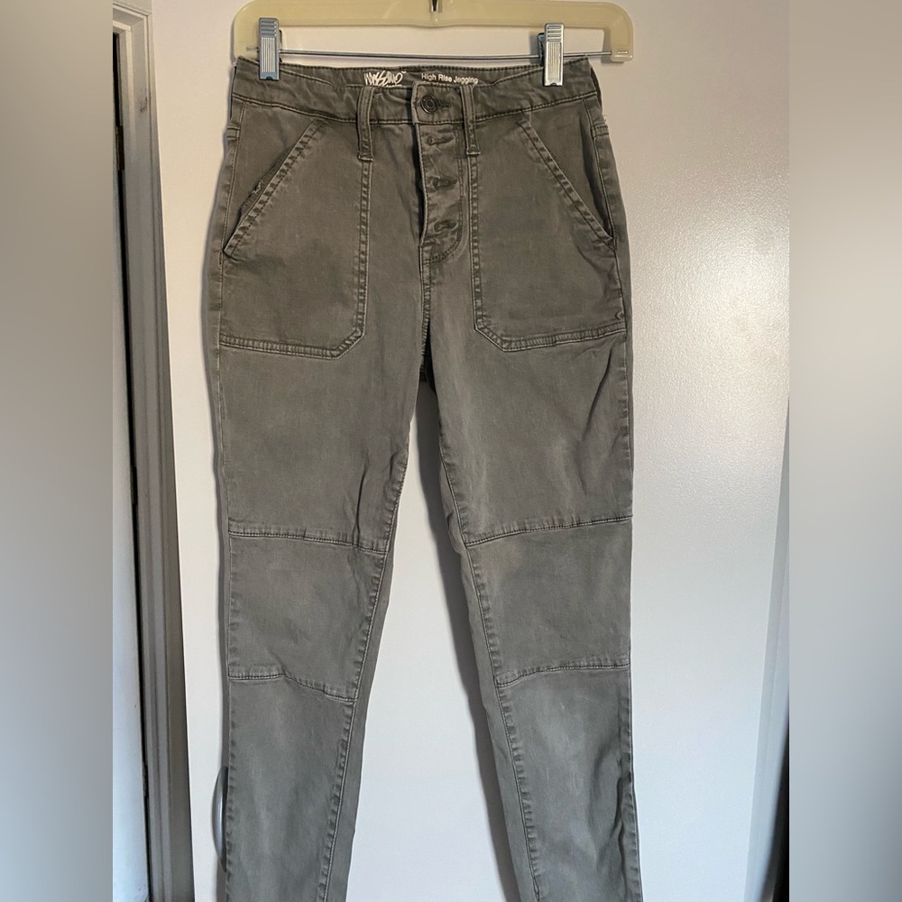 Mossimo high rise jegging. Greenish/gray color.